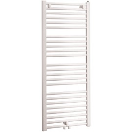 Sèche-serviettes Tahiti Surf - Galbé - Raccord central - 30 tubes - 1250W - Blanc - Mixte