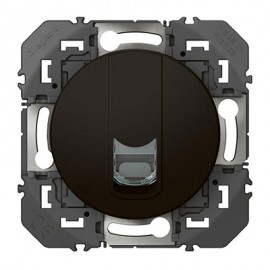 Prise blindée RJ45 STP Dooxie - Noir - Cat 6