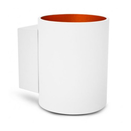 Applique murale LED Miidex - Blanc Doré - G9 - 1x5W MAX - Sans ampoule