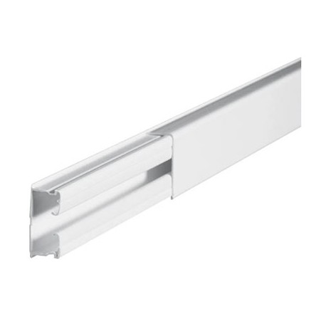 Moulure sans cloison DLPlus - 32x16mm - 2,1m - Blanc