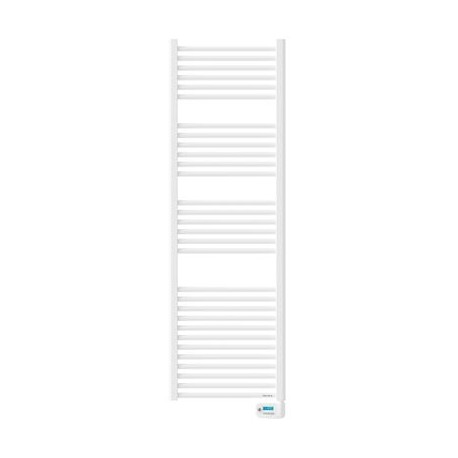 Sèche serviettes électrique SSC 3 étoiles œil - Fluide caloporteur - 500W - Blanc satin