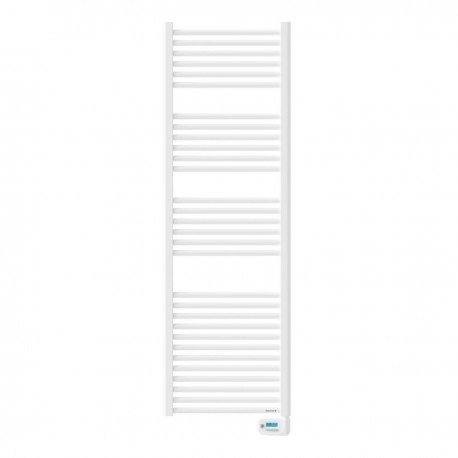 Sèche serviettes électrique SSC 3 étoiles œil étroit - Fluide caloporteur - 500W - Blanc satin