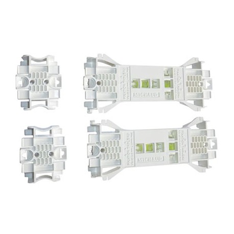 Lot de 2 Brides multi-usages pour goulotte GTL - 13 modules