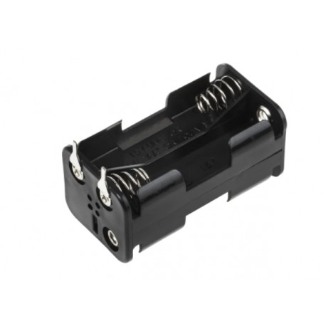 Porte-piles 4 x RS PRO - AA - Raccordement Circuits imprimés