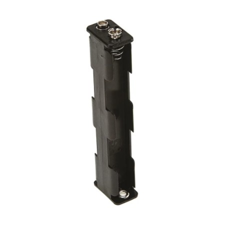 Porte-piles 4 x RS PRO - AA - Raccordement Châssis - L.115mm