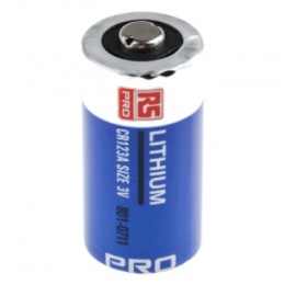 Pile lithium RS PRO - CR123A - 3V - 7Ah