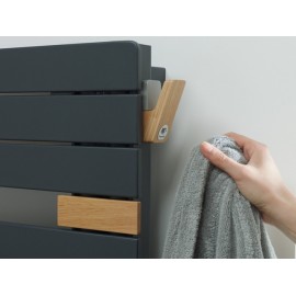 Patere Thermor pour sèche-serviette - Aimantée - Chêne