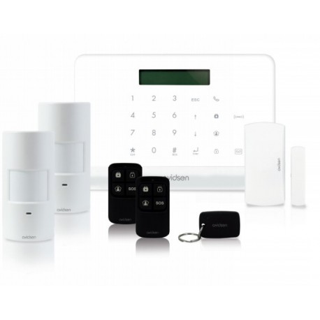 Kit alarme connectée HomeSecure Avidsen - sans fil - alimentation secteur 