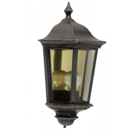 Applique extérieure LIZIO - Aric - E27 - 100W - sans ampoule - Noire