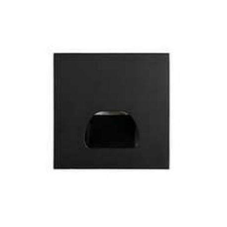 Spot encastré mural Indigo - MAKA - 4W - 3000K - Fixe - Non dimmable - Noir mat