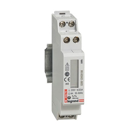 Compteur modulaire Legrand monophasé EMDX3 - non MID - Direct 32 A