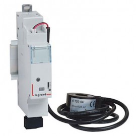 Compteur d'énergie connecté Drivia avec Netatmo Legrand - Avec 1 transformateur de courant fermé 63A - 1 module
