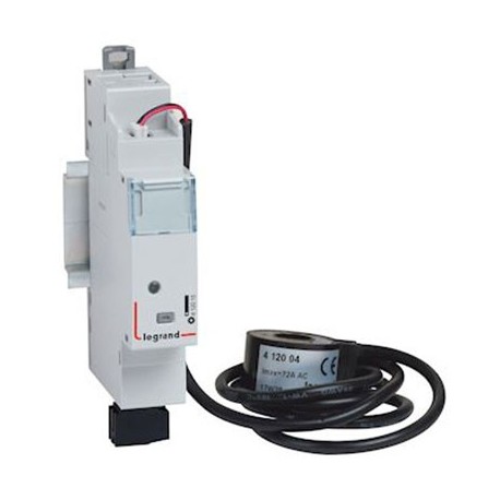 Compteur d'énergie connecté Drivia avec Netatmo Legrand - Avec 1 transformateur de courant fermé 63A - 1 module