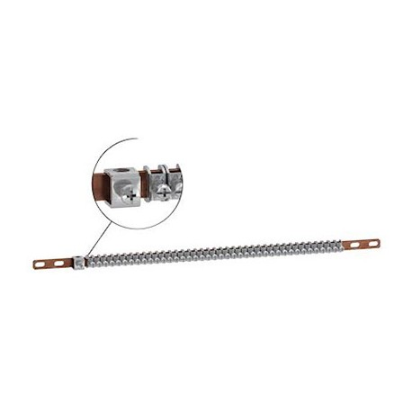Collecteurs de terre à cavaliers Linergy TB Schneider Electric - 20 étriers - Longueur 200mm - lot de 2