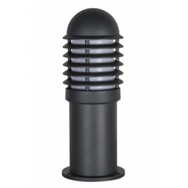 Borne CALEO 1 Basse - Aluminium Graphite de Aric - E27 - 100W - Ampoule non fournie