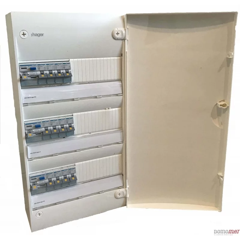 [TMCHAG3R Hager] Tableau précâblé 3 rangées