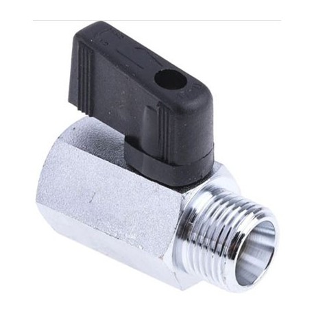 Robinet à boisseau sphérique RS PRO - G 3/8 - Laiton chromé
