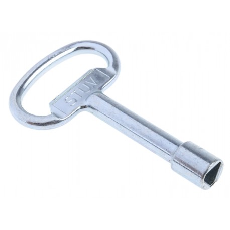 Clé pour armoire de commande - 1 profil - Triangle femelle - 8mm