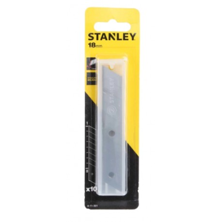 Lot de 10 lames de cutter - Largeur 18mm - 7 segments