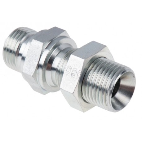 Lot de 2 adaptateurs hydrauliques RS Pro - Acier - Fileté droit - G1/2 mâle vers G1/2 mâle
