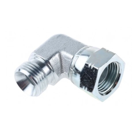 Raccord hydraulique coudé RS Pro - Acier - G 1/2 Mâle vers G 1/2 Femelle - 199 bar