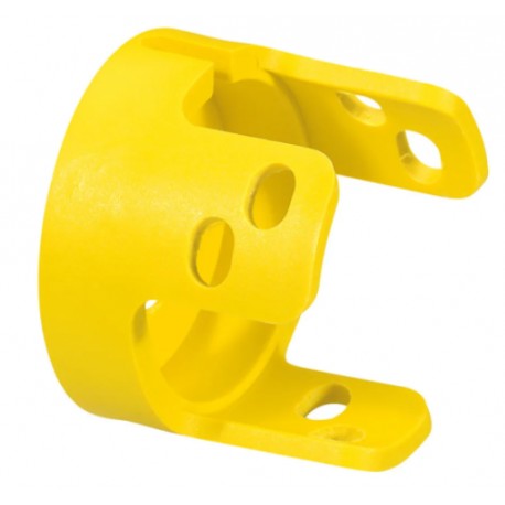 Protection verrouillable pour tête bombée Legrand - pour boutons à ressort de rappel - Jaune