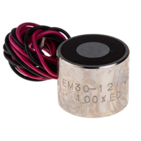 Aimant de porte pour contrôle d'accès RS Pro -12Vcc - 150N - Ø25mm