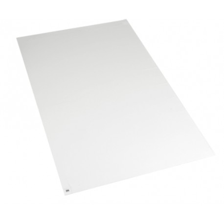 Boite de 8 tapis collants pour salle blanche RS Pro - 1.14m x 660mm x 1.65mm -  LDPE - 30 couches - Blanc