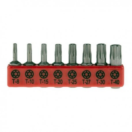 Jeu d'embouts de vissage RS Pro - Torx - 8 pièces