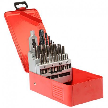 Jeu de tarauds RS Pro - Acier rapide - 29 pièces