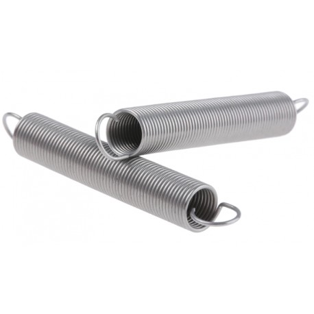 Lot de 10 ressorts de traction RS Pro - Acier inoxydable - 0.08N/mm - 41.4mmx6mm