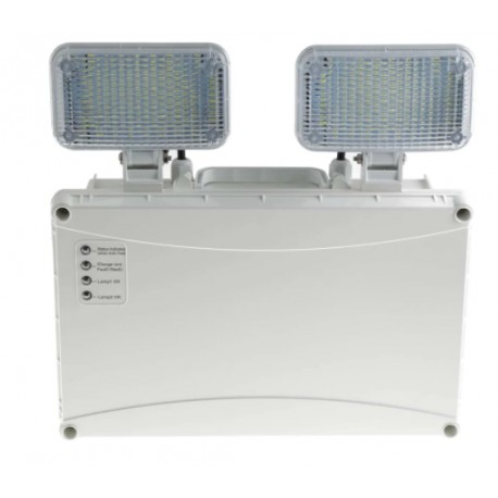 Eclairage de secours à LED RS Pro - 2x3 W - IP65 - Autonomie 3h