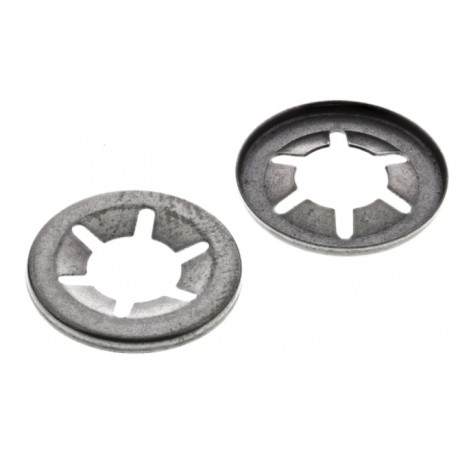 Jeu de rondelles autobloquantes RS Pro - 50 pièces - Acier - Pour arbre de 7mm