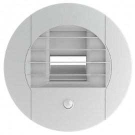 Bouche alizé hygroréglable BEHS-W Unelvent - SDB/WC - ø80mm - 15-45/40m³/h - Détecteur de présence