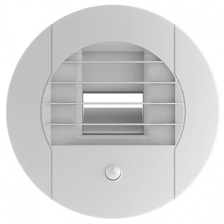Bouche alizé hygroréglable BEHS-W Unelvent - SDB/WC - ø80mm - 15-45/40m³/h - Détecteur de présence