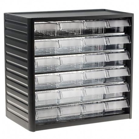 Unité de stockage 24 tiroirs RS Pro - 290mm x 310mm x 180mm
