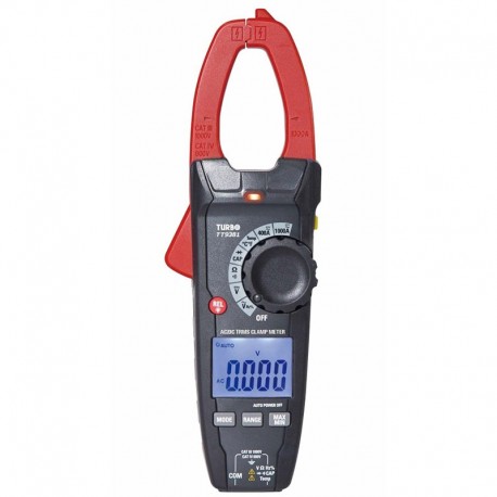 Pince multimètre Turbotronic - 1000A CA/CC TRMS - Écran couleur