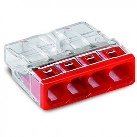 Pack Gelbox et borne pour boîte de dérivation Wago - Séries 221/2273 - 4 Conducteurs - Taille 1
