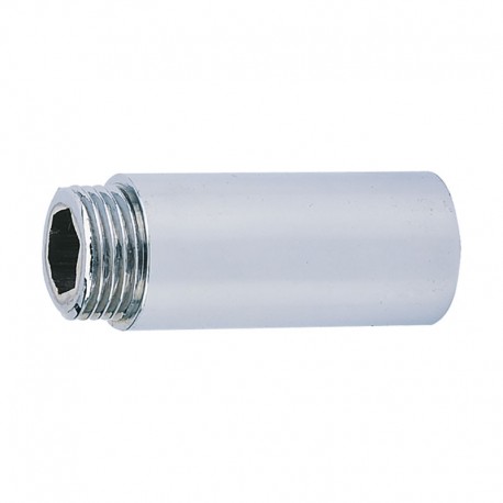 Rallonge de robinet - Mâle/Femelle - Ø1/2” - Longueur 50mm - Laiton chromé