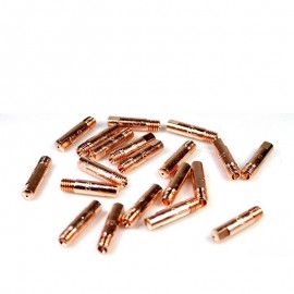 Sachet de 10 tubes contact M6 - pour fil acier ø 0.6mm - pour torche MIG MB15