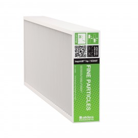 Filtre particules fines ePM2.5 InspirAIR® Top d'Aldes - Pli 48mm - 65% - Blanc