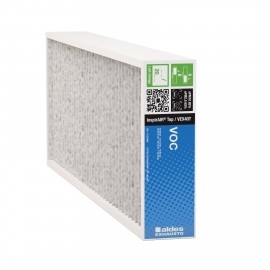 Filtre particule COV ePM2.5 InspirAIR® Top d'Aldes - Pli 48mm - Blanc