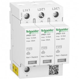 Parafoudre Acti9 Schneider Electric - 12.5 r - 3 P - iPRD1 - 350V