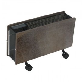 Radiateur d'appoint à inertie Optimus - 1600W - Hauteur 250mm - Terre Lunaire