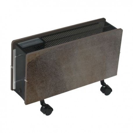 Radiateur d'appoint à inertie Optimus - 1600W - Hauteur 250mm - Terre Lunaire