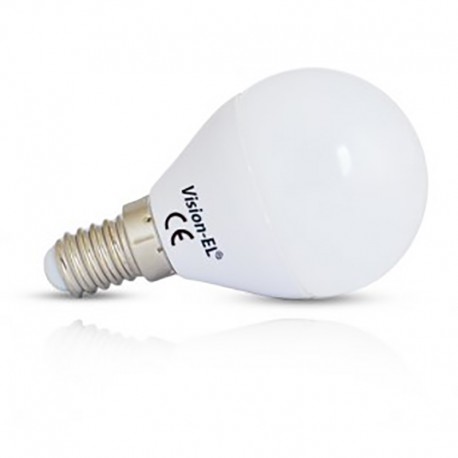 Lot de 2 ampoules bulb LED E14 Vision-El - 6W - 3000K - 520LM