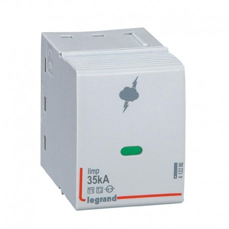 Cassette de remplacement Legrand - Pour parafoudres Type T1 + T2 - 35kA