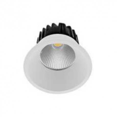 Spot encastrable ABY 1 RD Indigo - blanc mat - 6.5W - 3000K - 550Lm - IP23 - Ø68