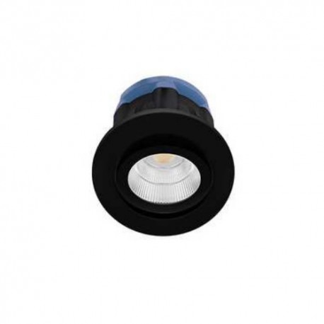 Spot LED Iena RDX-230 Indigo - 4 en 1 - Orientable - 5W - 506Lm - Rond - Noir mat - Dimmable