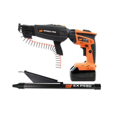 Pack Spit P18 LI Visseuse plaquiste + Adaptateur Speed P55 + Perche P580 + 2 batteries